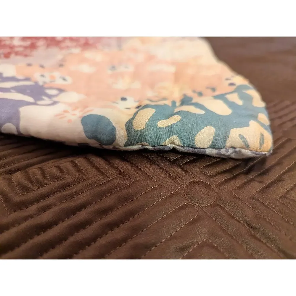 Anthropologie Laterza Quilted Reversible Euro Pillowcase